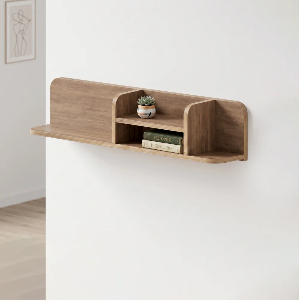 R5 Duvar Rafı Modern Minimalist Tasarımı 120cm
